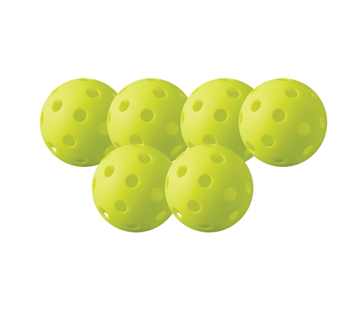PICKLEBALL BALL INDOOR SET OF 6 - LIMITED QUANTITY