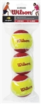 TENNIS BALL STAGE 3 YELLOW/RED WILSON