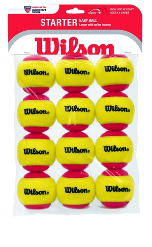 TENNIS BALL STAGE 3 YELLOW/RED WILSON